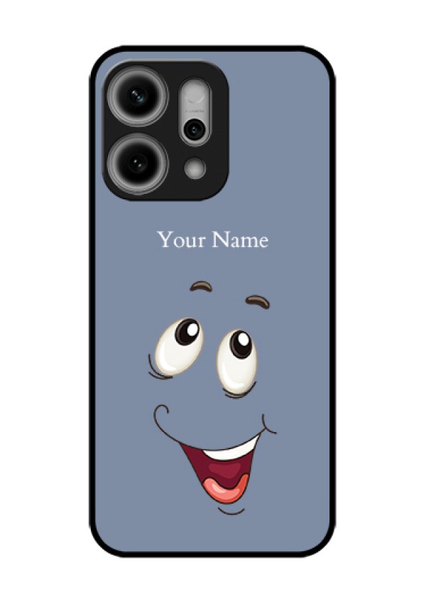 Oppo Reno 14 Pro 5G Custom Glass Phone Case - Laughing Cartoon Face Design