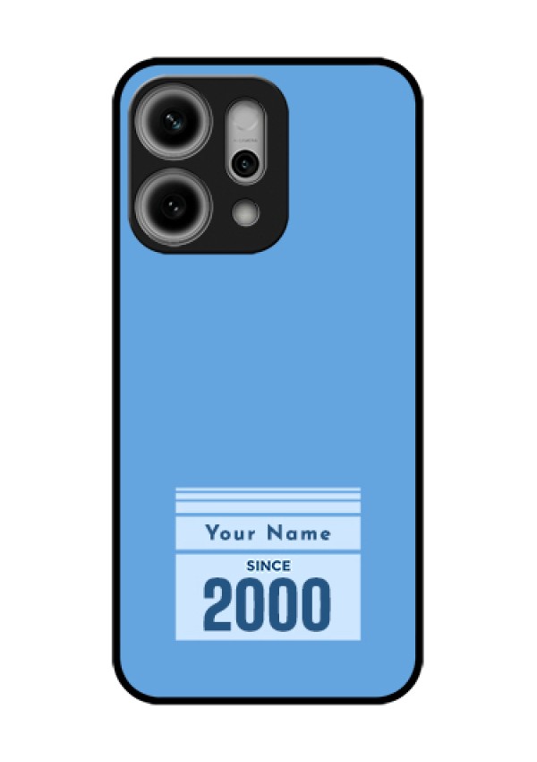 Oppo Reno 14 Pro 5G Custom Glass Phone Case - Custom Year Of Birth Design