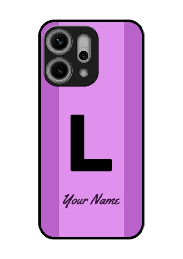 Oppo Reno 14 Pro 5G Custom Glass Phone Case - Tricolor Custom Text Design