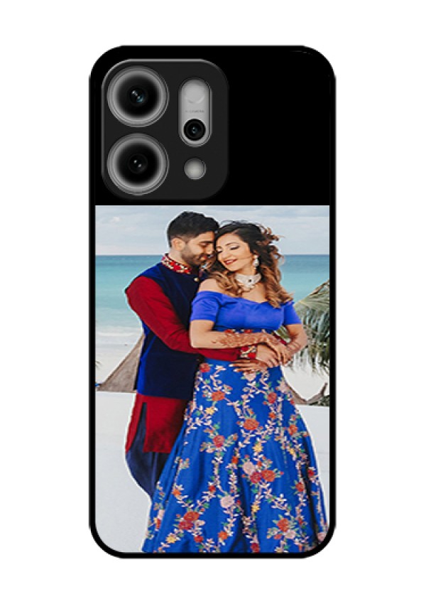 Oppo Reno 14 Pro 5G Custom Glass Phone Case - Upload Full Picture With Custom Color Design