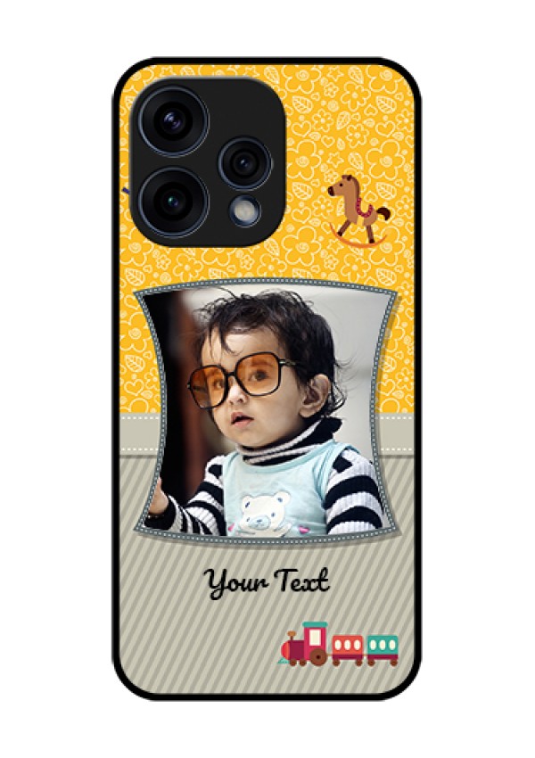 Oppo Reno 15 5G Custom Glass Phone Case - Baby Picture Upload Design
