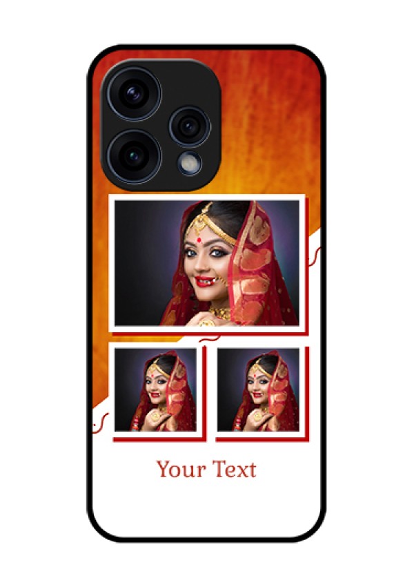 Oppo Reno 15 5G Custom Glass Phone Case - Wedding Memories Design