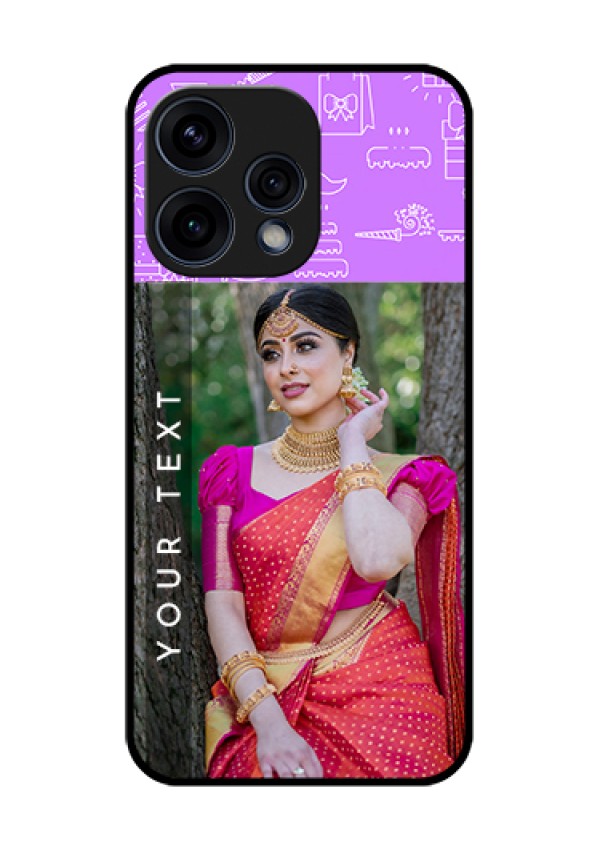 Oppo Reno 15 5G Custom Glass Phone Case - Birthday Icons Design