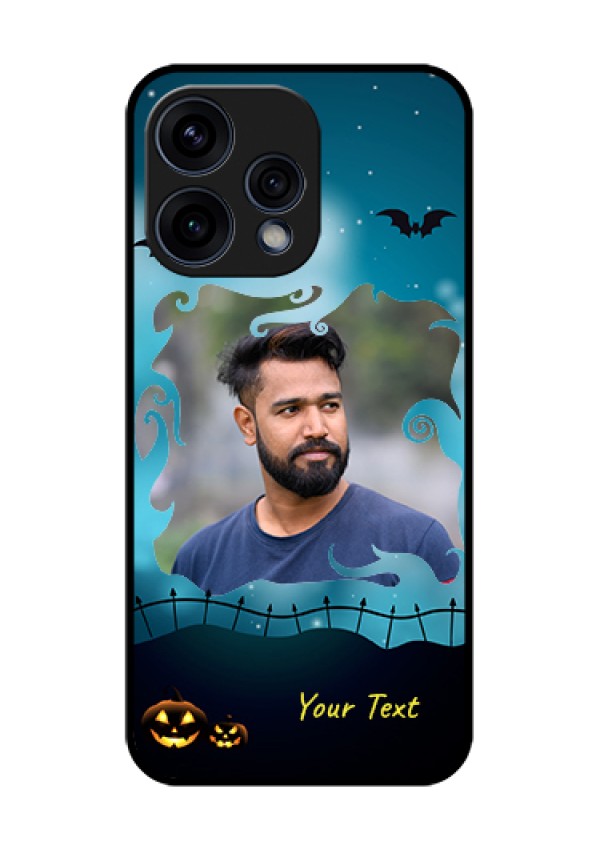 Oppo Reno 15 5G Custom Glass Phone Case - Halloween Frame Design