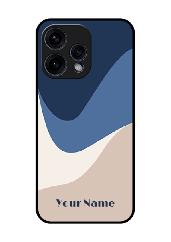 Oppo Reno 15 5G Custom Glass Phone Case - Abstract Drip Art Design
