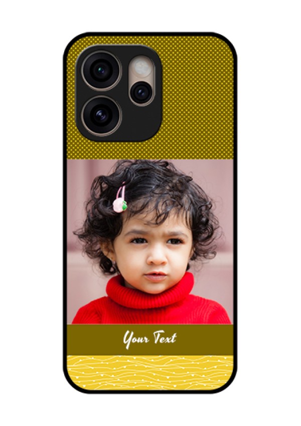 Oppo Reno 15 Pro 5G Custom Glass Phone Case - Simple Green Color Design