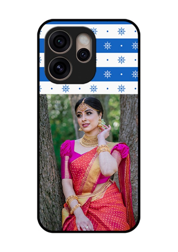Oppo Reno 15 Pro 5G Custom Glass Phone Case - Snow Pattern Design