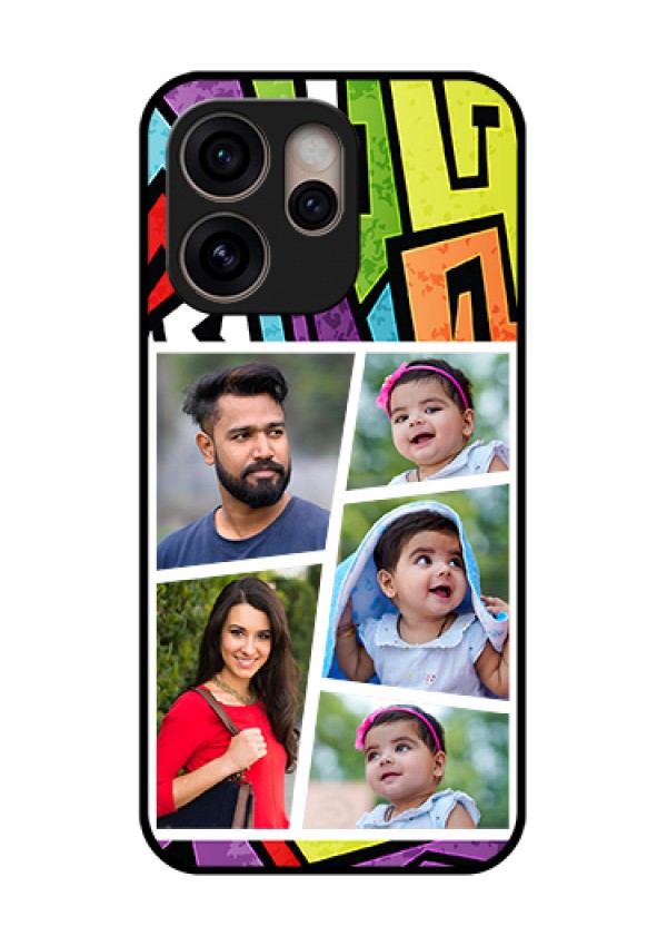 Oppo Reno 15 Pro 5G Custom Glass Phone Case - Graffiti Pattern Design