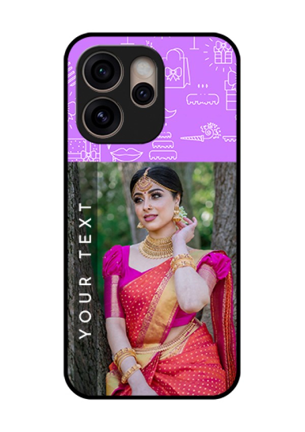 Oppo Reno 15 Pro 5G Custom Glass Phone Case - Birthday Icons Design