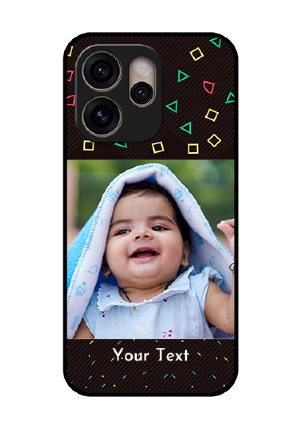Oppo Reno 15 Pro 5G Custom Glass Phone Case - With Confetti Birthday Design
