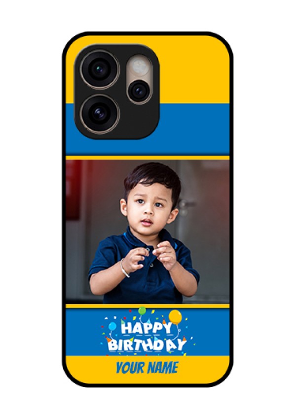 Oppo Reno 15 Pro 5G Custom Glass Phone Case - Birthday Wishes Design
