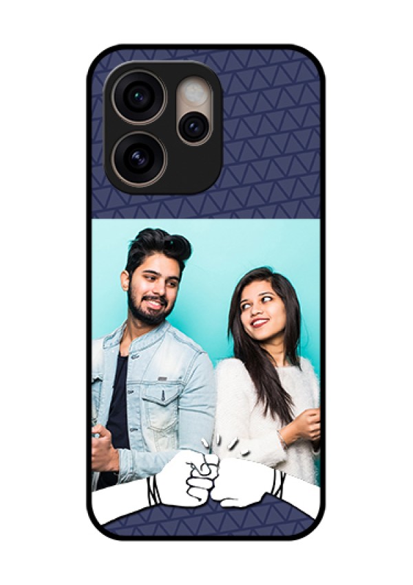 Oppo Reno 15 Pro 5G Custom Glass Phone Case - With Best Friends Design