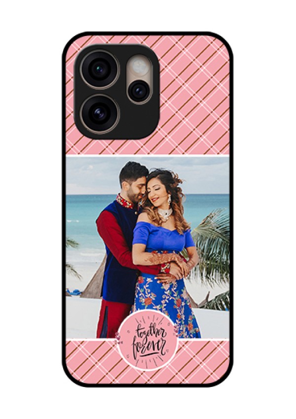 Oppo Reno 15 Pro 5G Custom Glass Phone Case - Together Forever Design