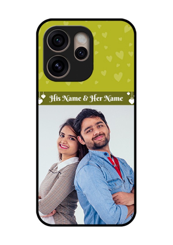 Oppo Reno 15 Pro 5G Custom Glass Phone Case - You & Me Heart Design