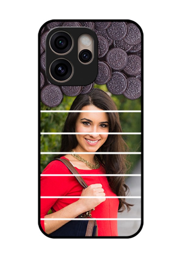 Oppo Reno 15 Pro 5G Custom Glass Phone Case - With Oreo Biscuit Design