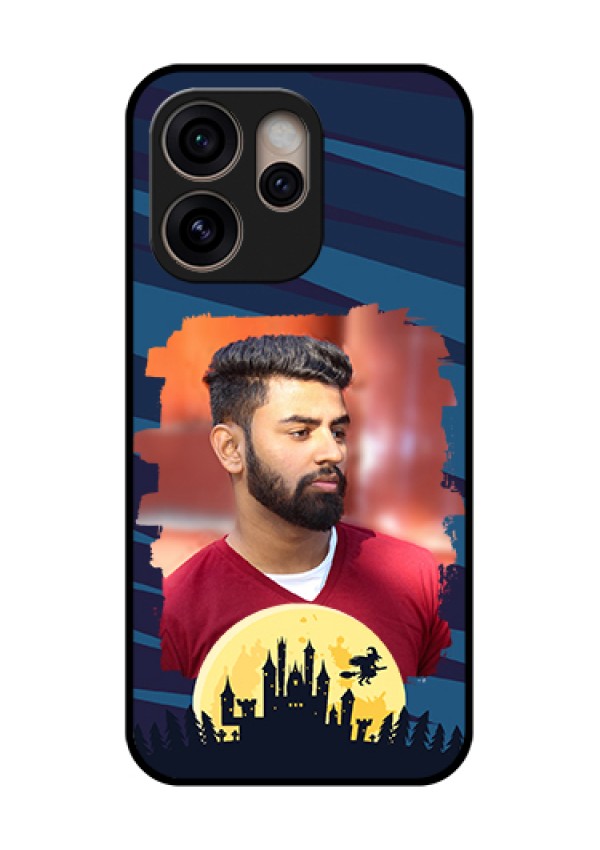 Oppo Reno 15 Pro 5G Custom Glass Phone Case - Halloween Witch Design