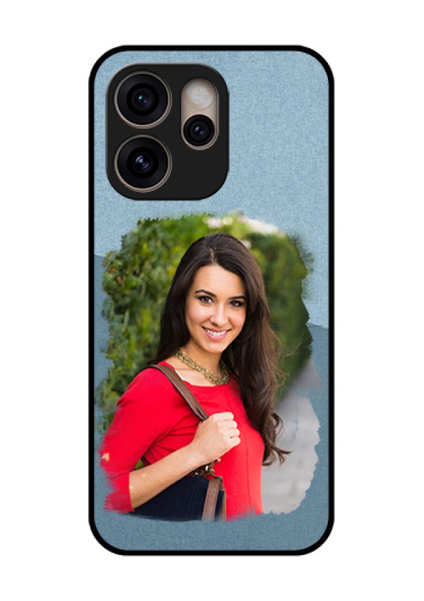 Oppo Reno 15 Pro 5G Custom Glass Phone Case - Grunge Line Art Design