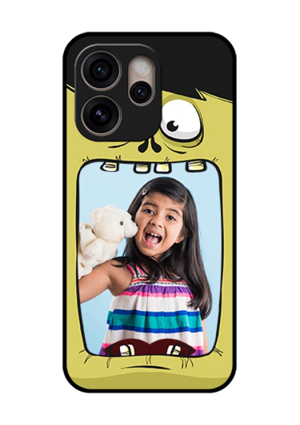 Oppo Reno 15 Pro 5G Custom Glass Phone Case - Cartoon Monster Back Case Design