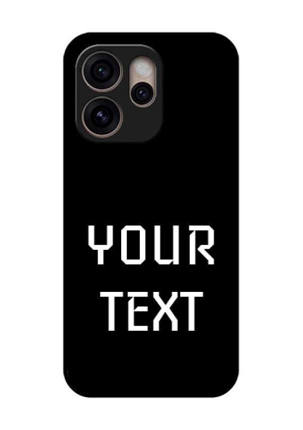 Oppo Reno 15 Pro 5G Custom Glass Phone Case - Your Name Design