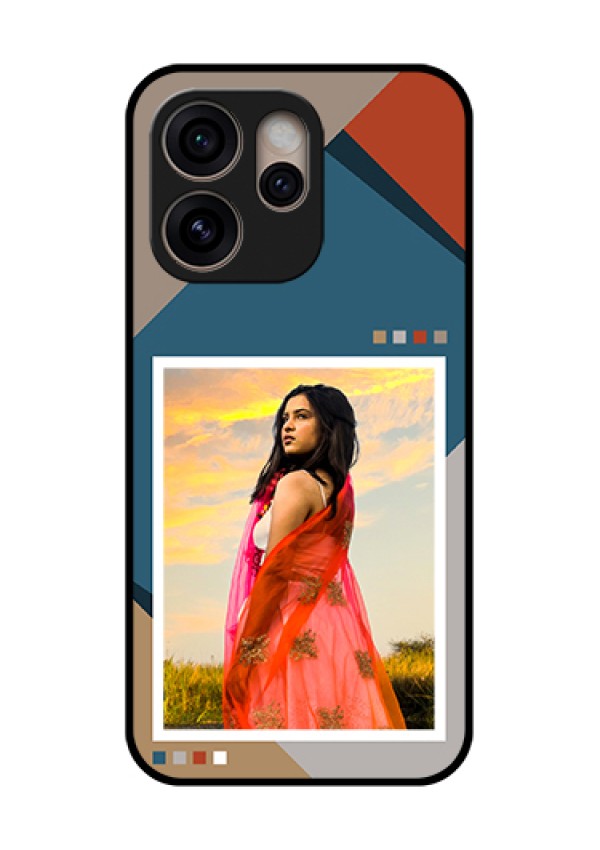 Oppo Reno 15 Pro 5G Custom Glass Phone Case - Retro Color Pallet Design