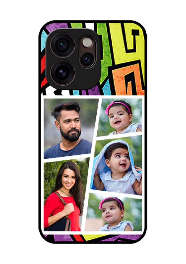 Oppo Reno 15 Pro Mini 5G Custom Glass Phone Case - Graffiti Pattern Design