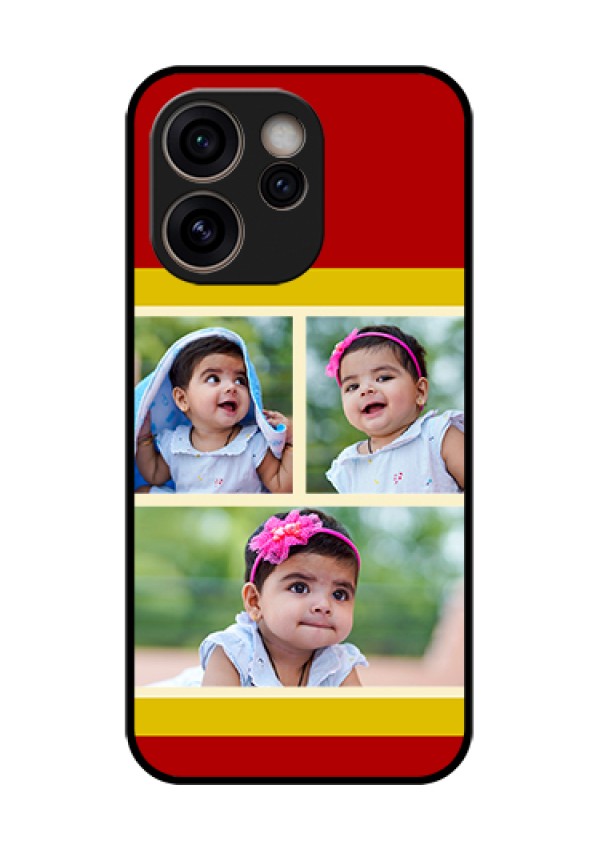 Oppo Reno 15C 5G Custom Glass Phone Case - Multiple Pic Upload Design