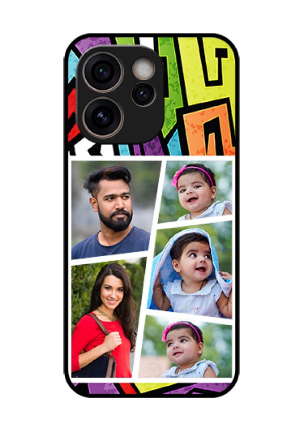 Oppo Reno 15C 5G Custom Glass Phone Case - Graffiti Pattern Design