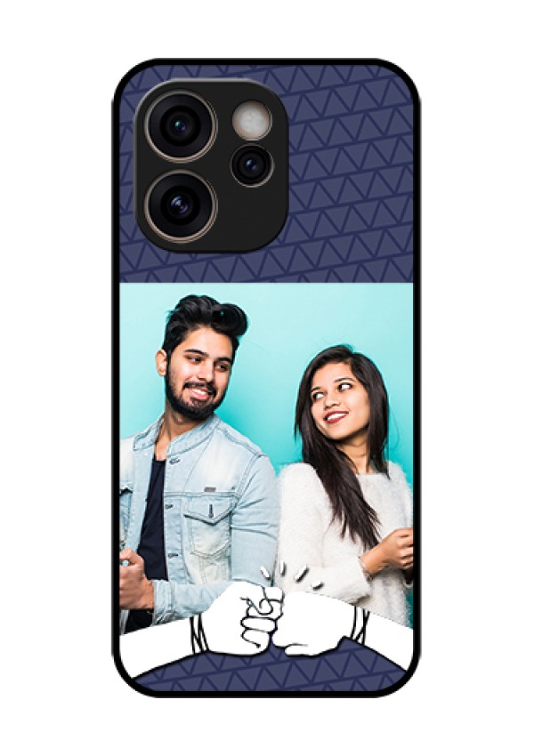 Oppo Reno 15C 5G Custom Glass Phone Case - With Best Friends Design