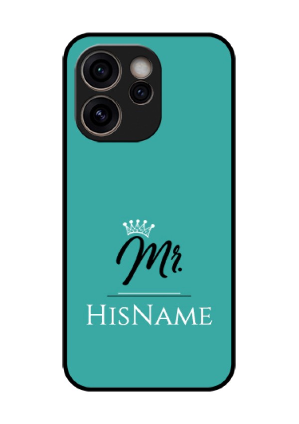 Oppo Reno 15C 5G Custom Glass Phone Case - Mr With Name Design