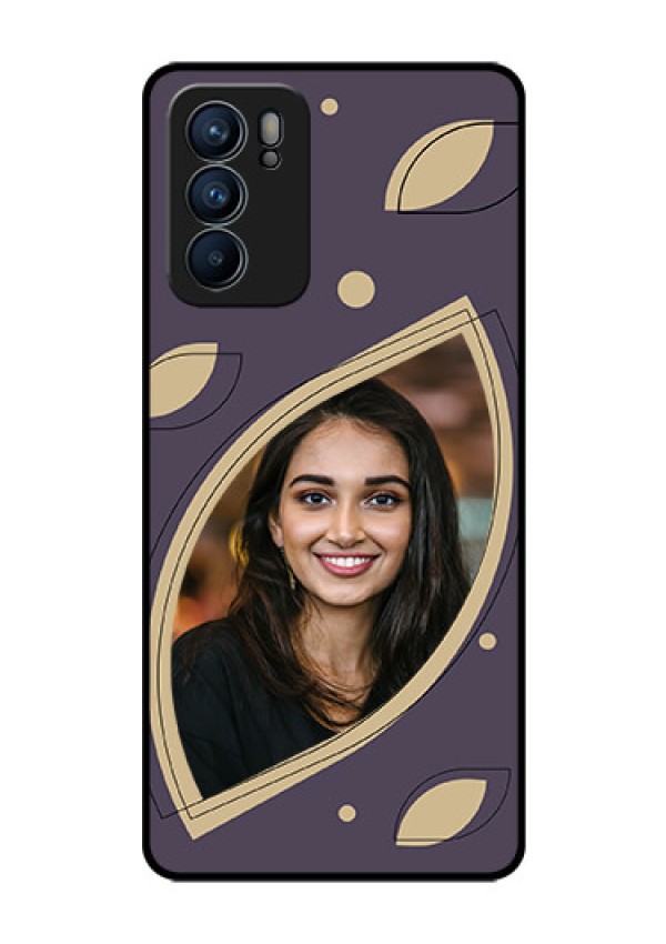 Oppo Reno 6 5G Custom Glass Mobile Case - Falling Leaf Design