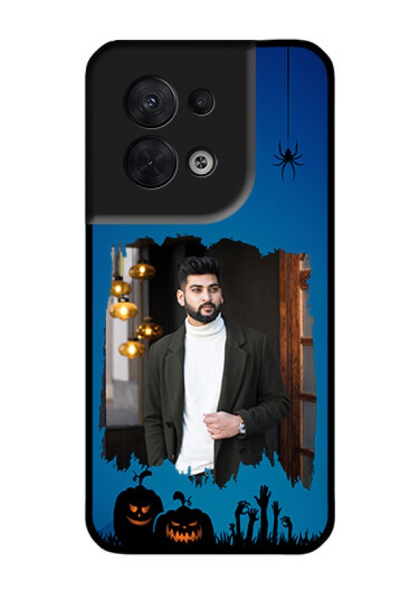 Oppo Reno 8 5G Photo Printing on Glass Case - with pro Halloween design
