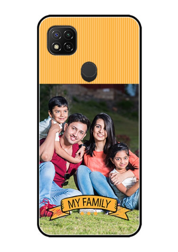 Poco C31 Custom Glass Phone Case - My Family Design