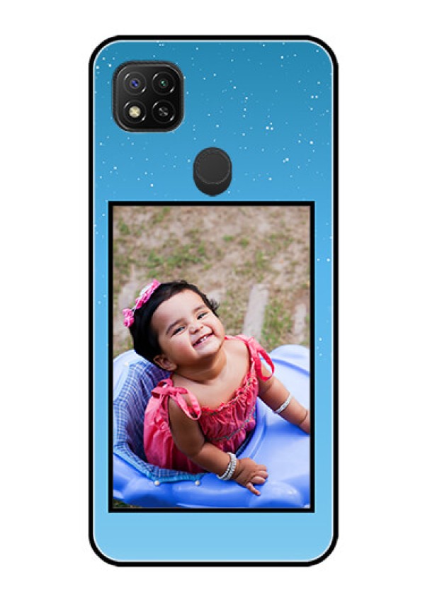 Poco C31 Custom Glass Mobile Case - Wave Pattern Colorful Design
