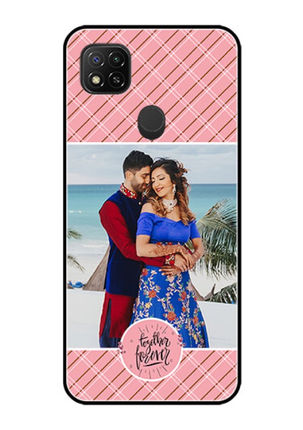 Poco C31 Personalized Glass Phone Case - Together Forever Design