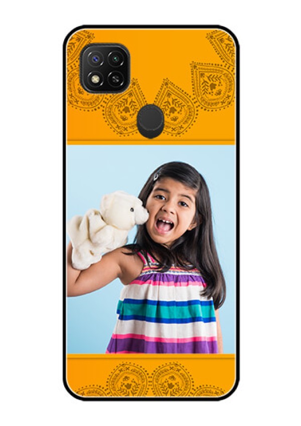 Poco C31 Personalized Glass Phone Case - Photo Wedding Design 