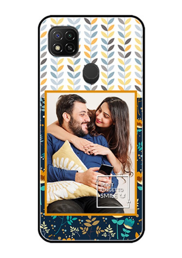Poco C31 Custom Glass Mobile Case - Pattern Design
