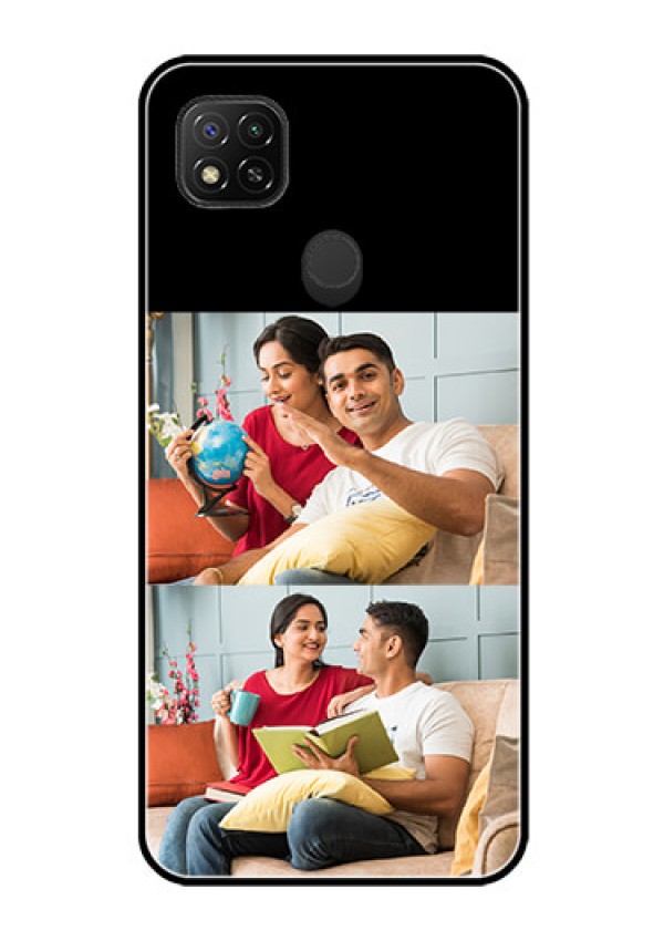 Poco C31 2 Images on Glass Phone Cover