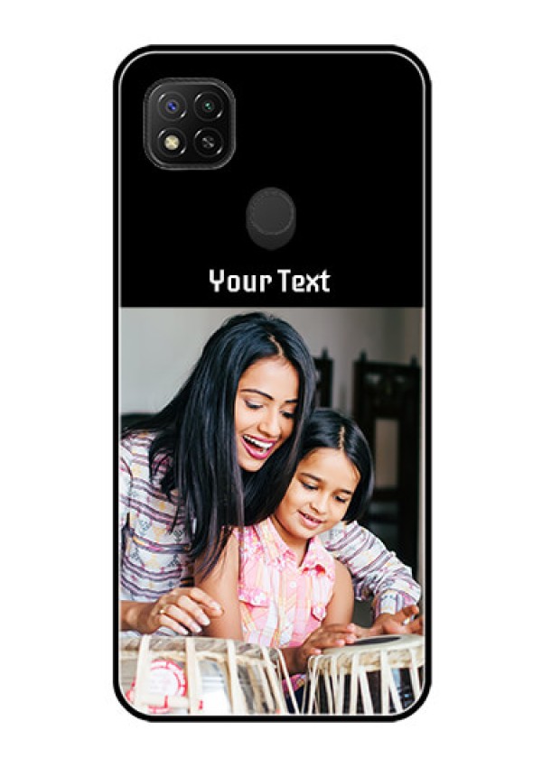 Poco C31 Photo with Name on Glass Phone Case