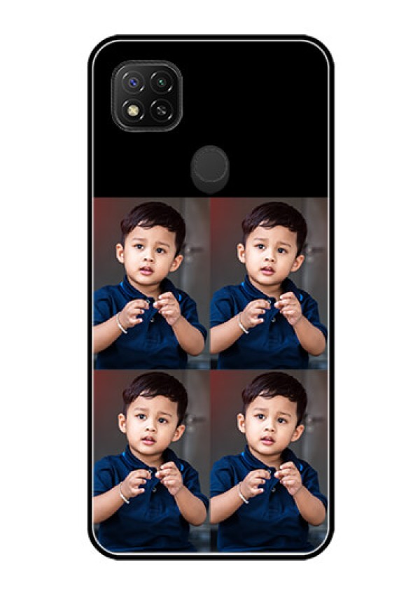 Poco C31 4 Image Holder on Glass Mobile Cover