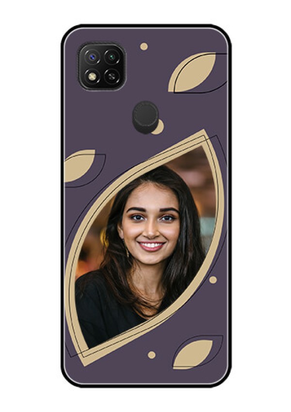 Poco C31 Custom Glass Mobile Case - Falling Leaf Design