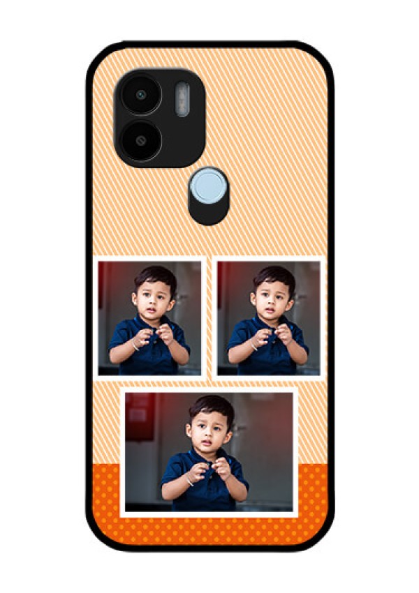 Poco C50 Photo Printing on Glass Case - Bulk Photos Upload Design