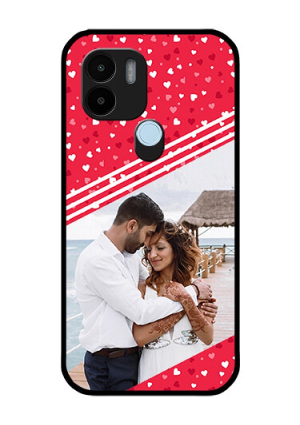 Poco C50 Custom Glass Mobile Case - Valentines Gift Design