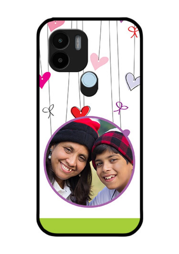 Poco C50 Photo Printing on Glass Case - Cute Kids Phone Case Design