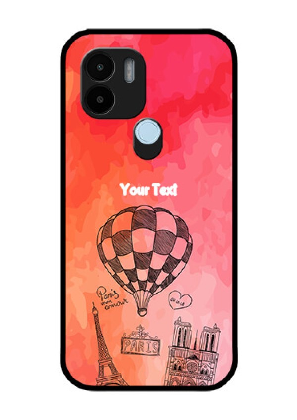 Poco C50 Custom Glass Phone Case - Paris Theme Design