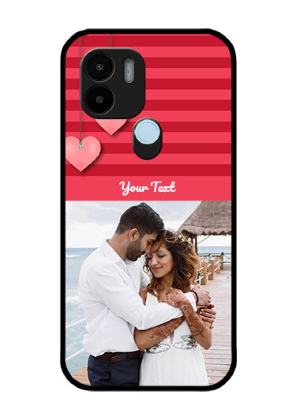 Poco C50 Custom Glass Phone Case - Valentines Day Design