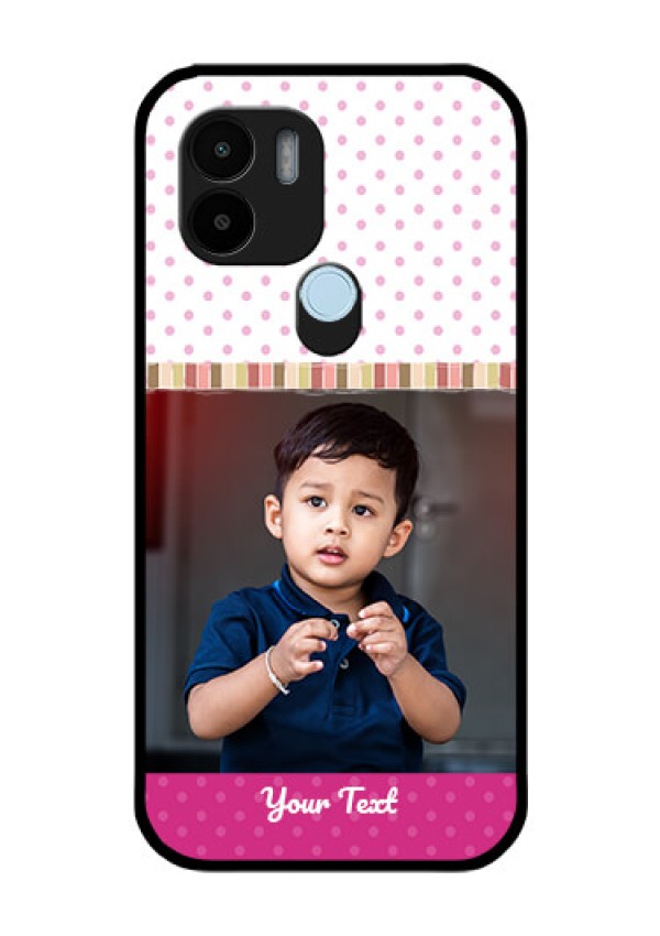 Poco C51 Photo Printing on Glass Case - Cute Girls Cover Design