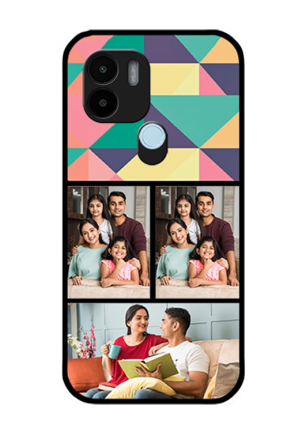 Poco C51 Custom Glass Phone Case - Bulk Pic Upload Design