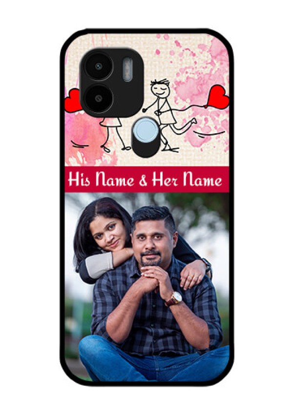 Poco C51 Photo Printing on Glass Case - You and Me Case Design