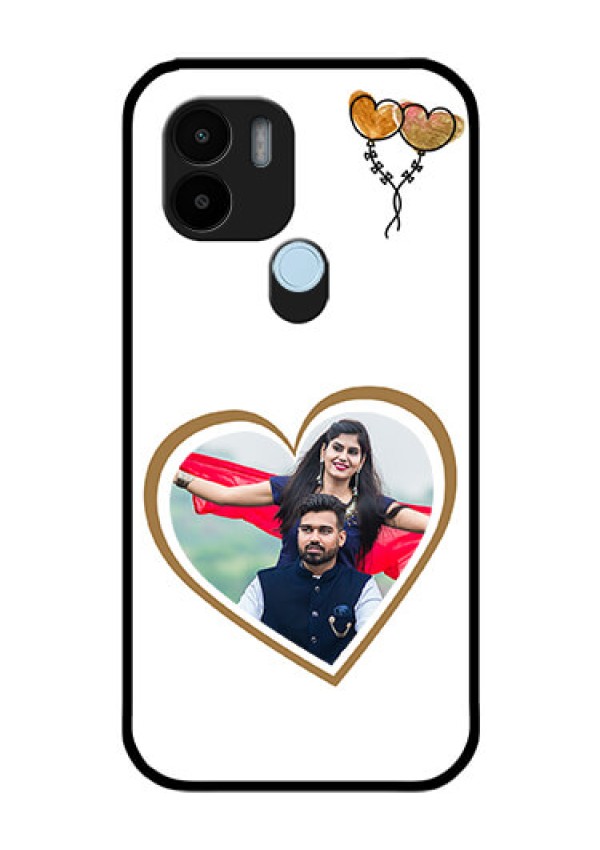 Poco C51 Custom Glass Mobile Case - You & Me Design