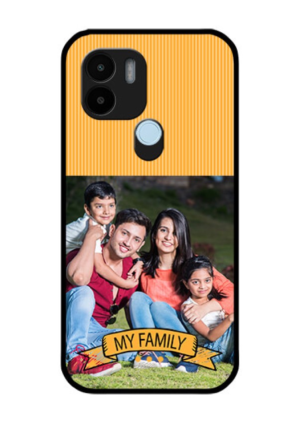 Poco C51 Custom Glass Phone Case - My Family Design